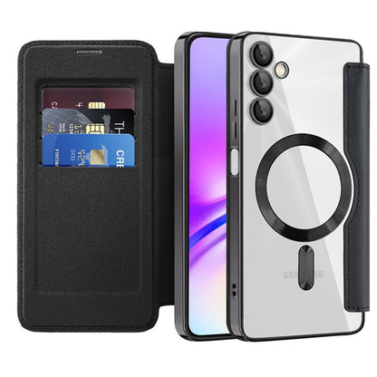 MagSafe Case for Samsung Galaxy A05s A057, Techsuit, SmartMag Book, Black