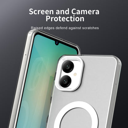 Etui MagSafe do Samsung Galaxy A06 A065, Techsuit, CandyCase, Białe
