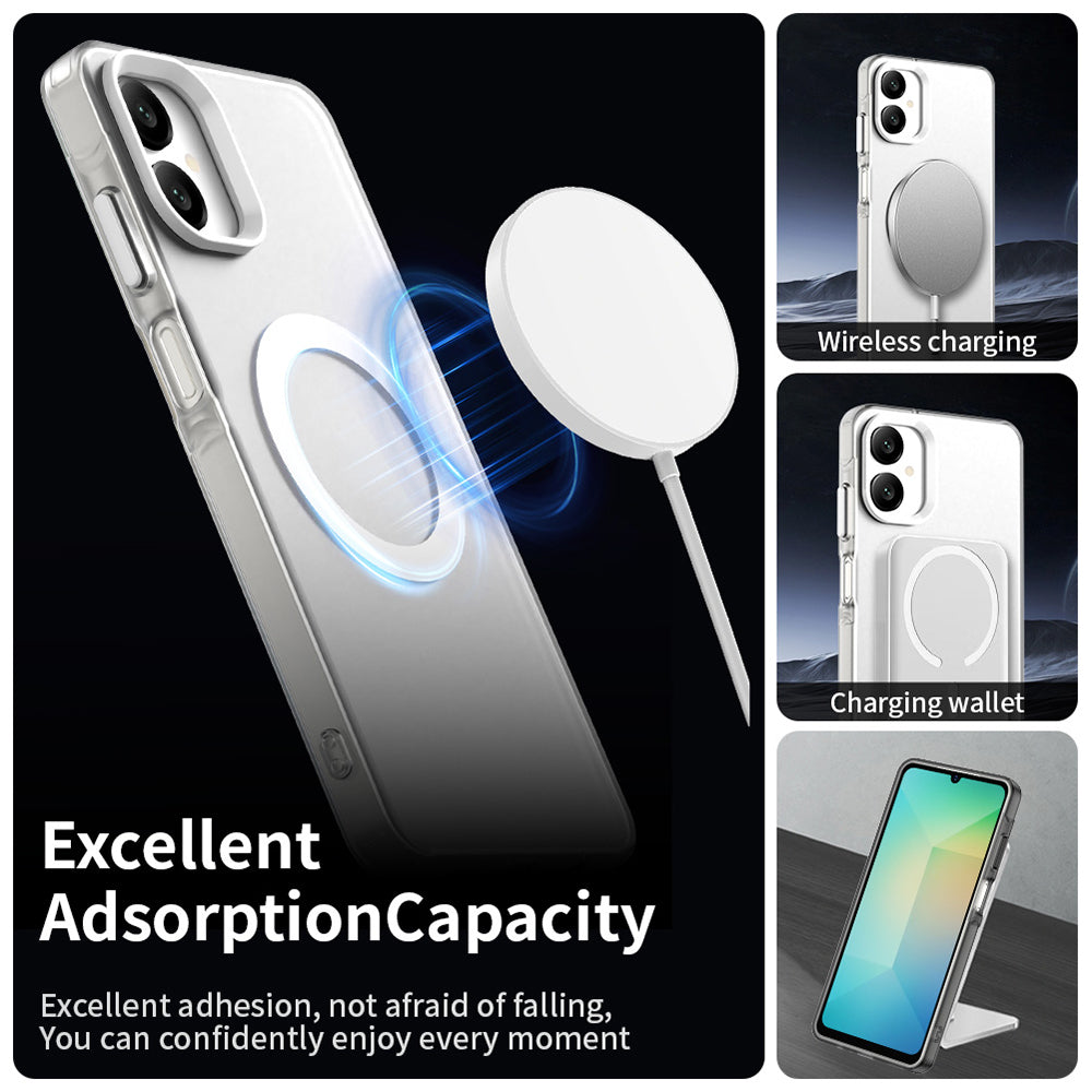 Etui MagSafe do Samsung Galaxy A06 A065, Techsuit, CandyCase, Białe