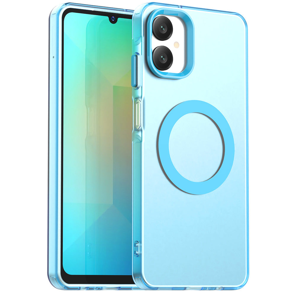 MagSafe Case for Samsung Galaxy A06 A065, Techsuit, CandyCase, Blue