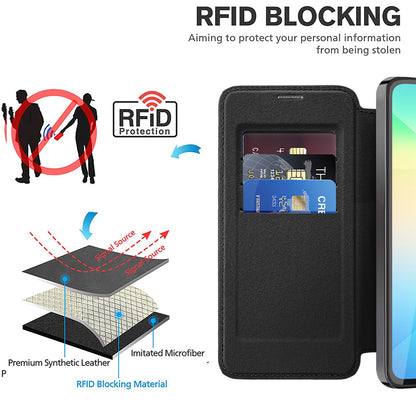 Etui MagSafe do Samsung Galaxy A06 A065, Techsuit, SmartMag Book, Czarny