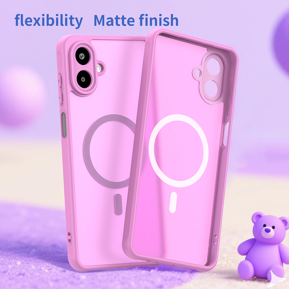 Etui MagSafe dla Samsung Galaxy A07 4G A075, Techsuit, HaloFrost II, Różowy