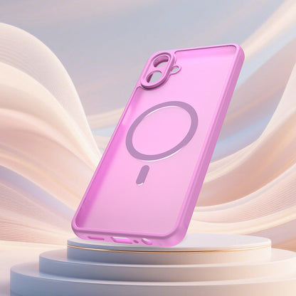 Etui MagSafe dla Samsung Galaxy A07 4G A075, Techsuit, HaloFrost II, Różowy