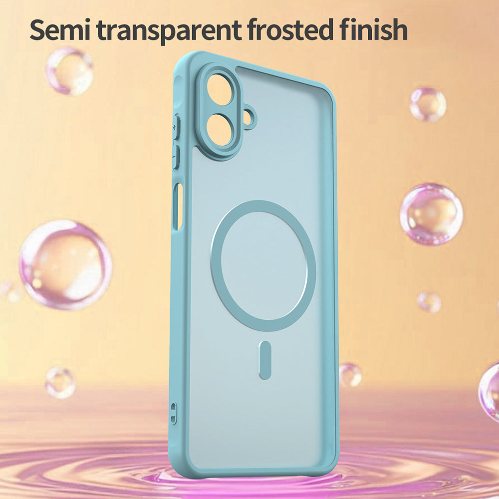 Etui MagSafe dla Samsung Galaxy A07 4G A075, Techsuit, HaloFrost II, Jasnozielone