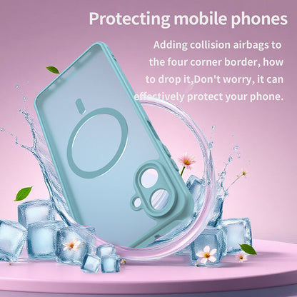 Etui MagSafe dla Samsung Galaxy A07 4G A075, Techsuit, HaloFrost II, Jasnozielone