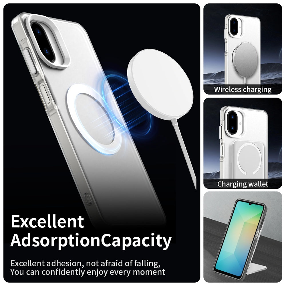 Etui MagSafe do Samsung Galaxy A07 4G A075, Techsuit, CandyCase, Białe