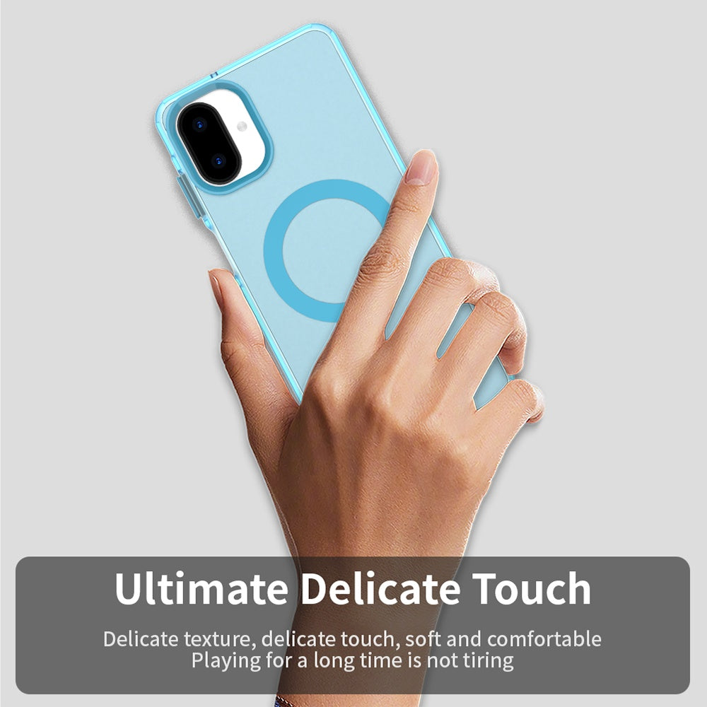 Etui MagSafe do Samsung Galaxy A07 4G A075, Techsuit, CandyCase, Niebieskie