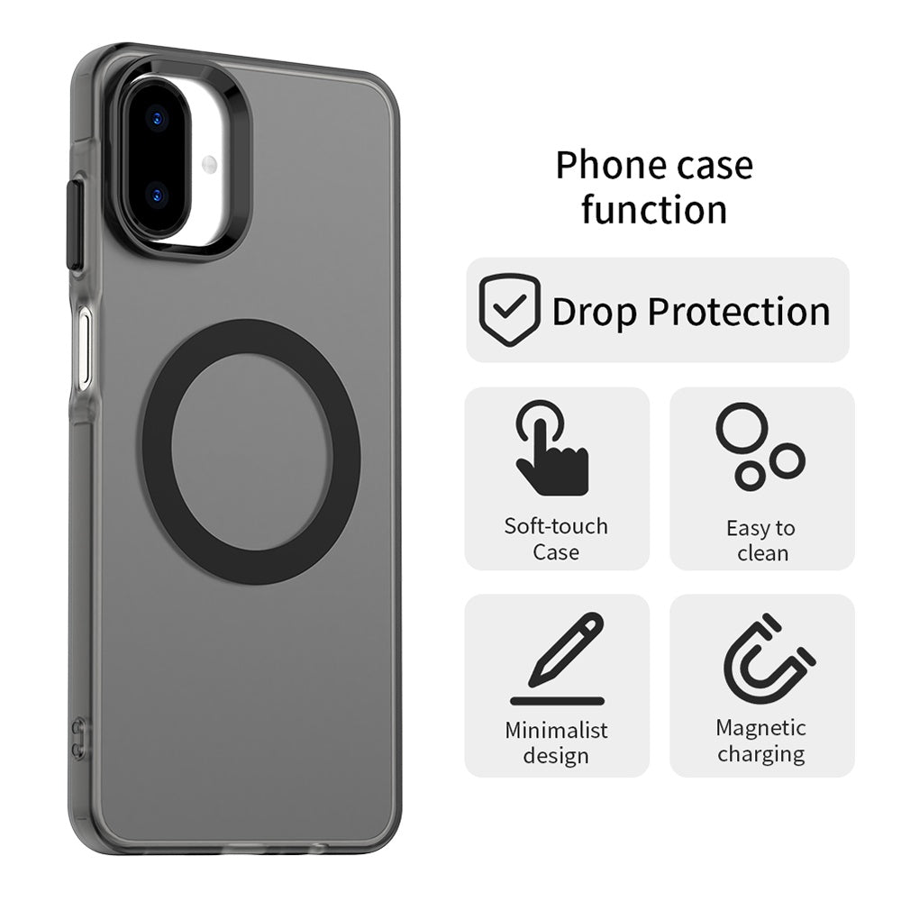Etui MagSafe do Samsung Galaxy A07 4G A075, Techsuit, CandyCase, czarne