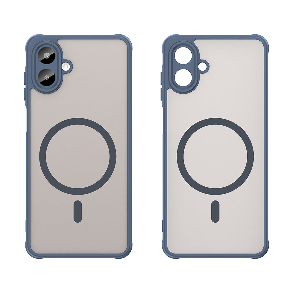 Etui MagSafe do Samsung Galaxy A07 4G A075, Techsuit, HaloFrost II, Granatowy
