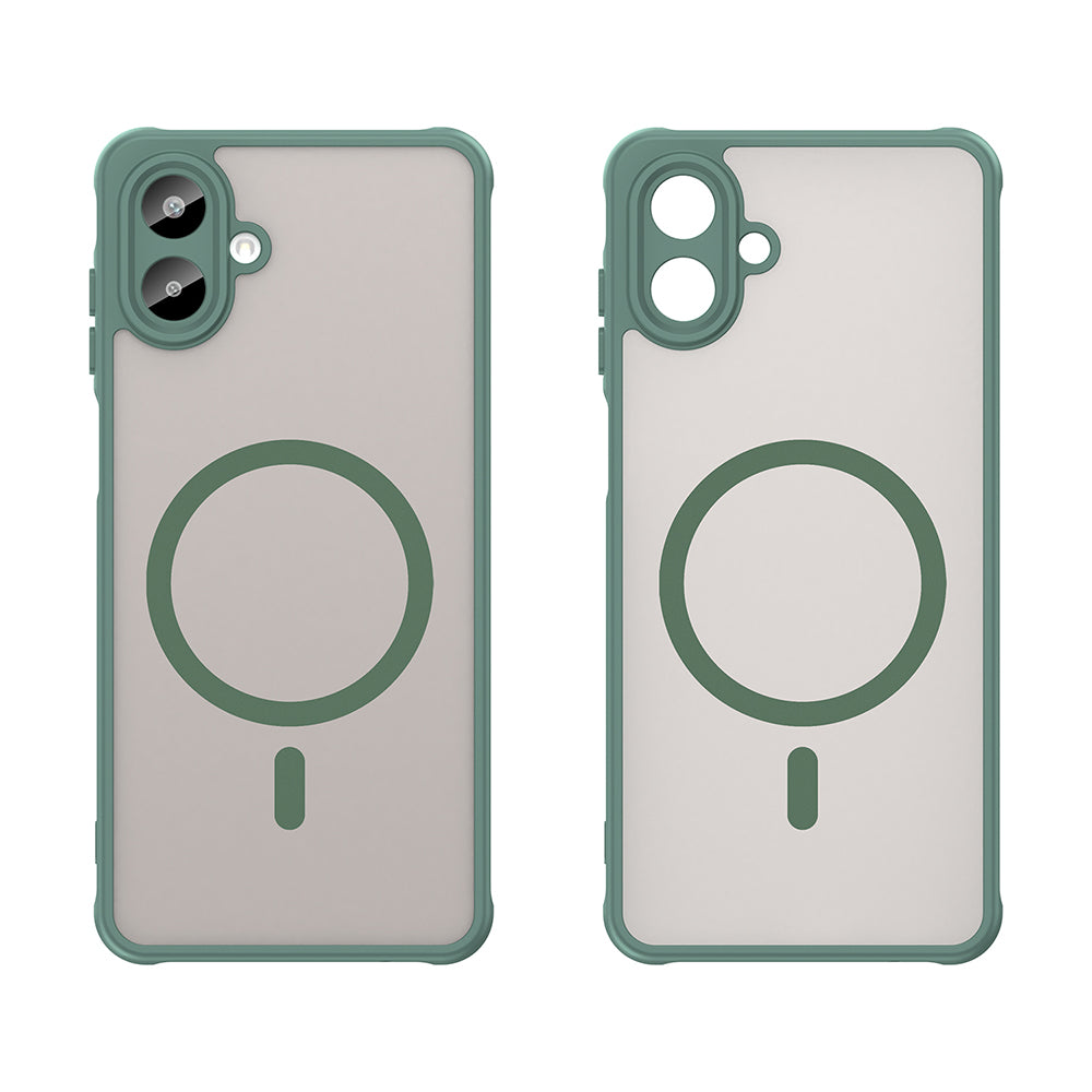 Etui MagSafe do Samsung Galaxy A07 4G A075, Techsuit, HaloFrost II, Zielony