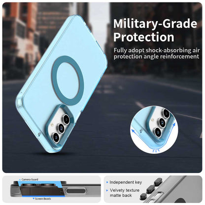 MagSafe Case for Samsung Galaxy A15 5G A156 / A15 A155, Techsuit, CandyCase, Blue