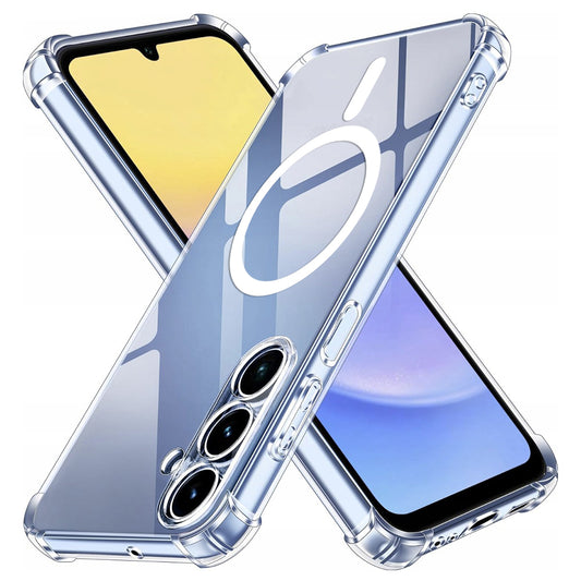 Etui MagSafe do Samsung Galaxy A15 5G A156 / A15 A155, Techsuit, odporne na wstrząsy, przezroczyste