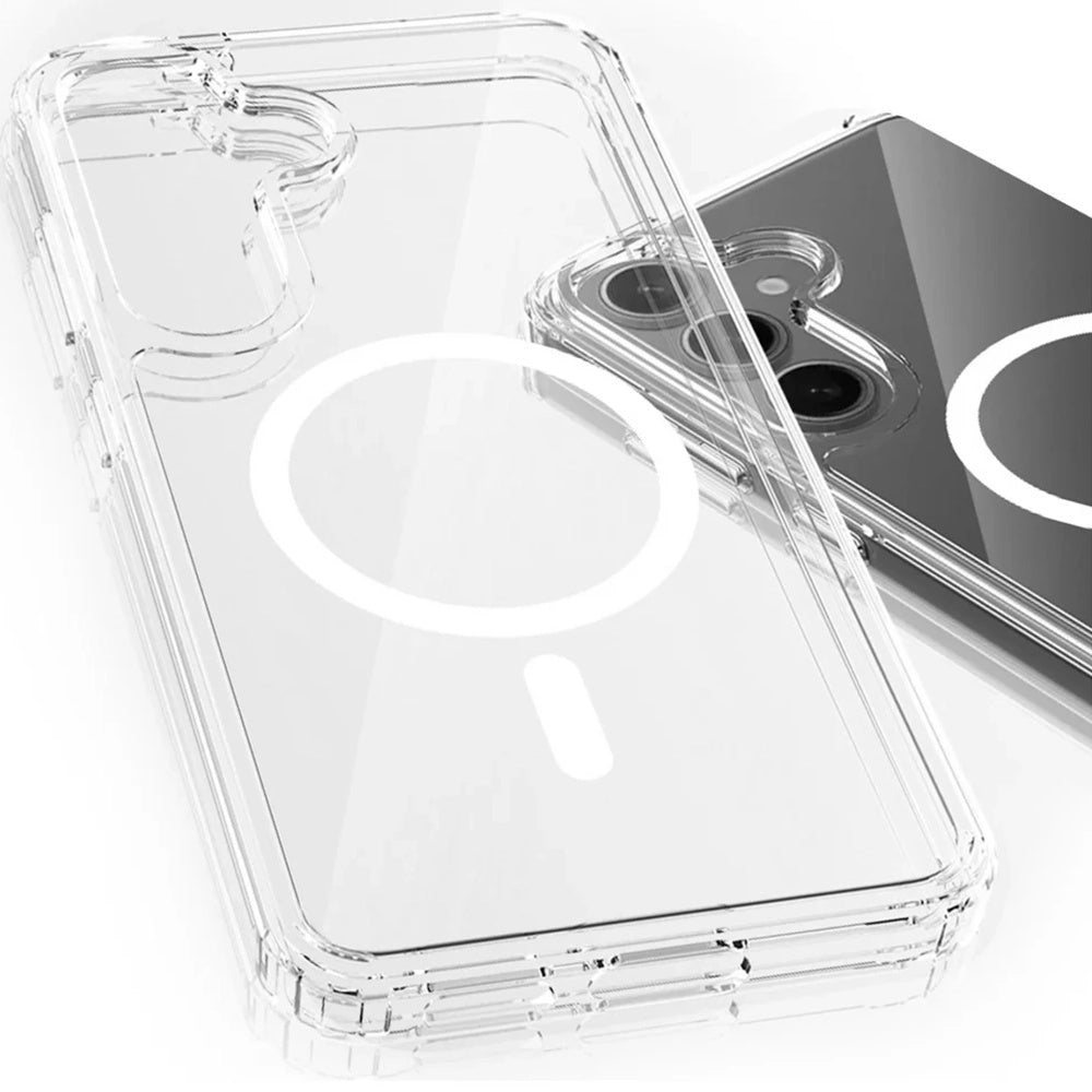 MagSafe Case for Samsung Galaxy A16 5G A166 / A16 4G A165, 3MK, Armor MagCase, Transparent