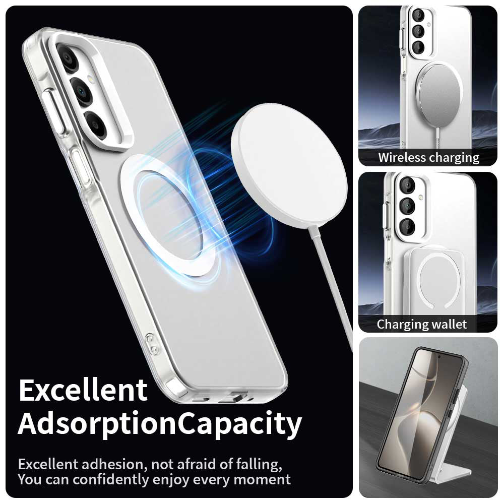 Etui MagSafe do Samsung Galaxy A16 5G A166 / A16 4G A165, Techsuit, CandyCase, Białe