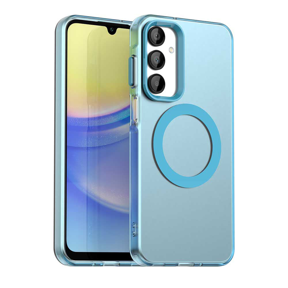 Etui MagSafe do Samsung Galaxy A16 5G A166 / A16 4G A165, Techsuit, CandyCase, Niebieskie