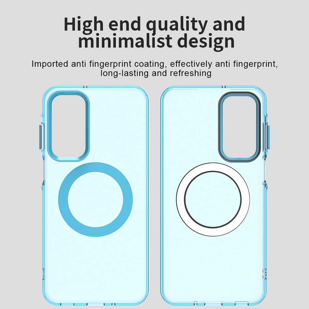 Etui MagSafe do Samsung Galaxy A16 5G A166 / A16 4G A165, Techsuit, CandyCase, Niebieskie