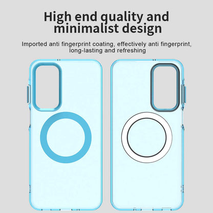 Etui MagSafe do Samsung Galaxy A16 5G A166 / A16 4G A165, Techsuit, CandyCase, Niebieskie
