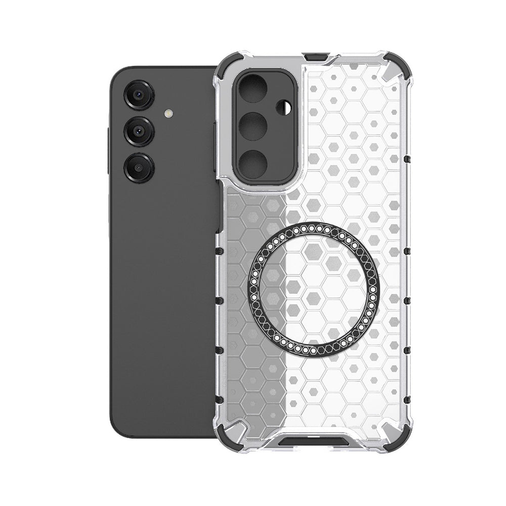 Etui MagSafe do Samsung Galaxy A16 5G A166 / A16 4G A165, Techsuit, HoneyComb Shield, Białe