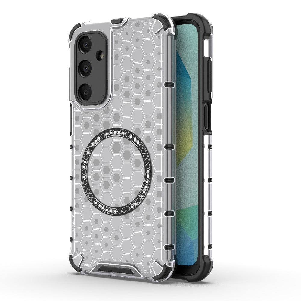 Etui MagSafe do Samsung Galaxy A16 5G A166 / A16 4G A165, Techsuit, HoneyComb Shield, Białe