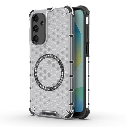 Etui MagSafe do Samsung Galaxy A16 5G A166 / A16 4G A165, Techsuit, HoneyComb Shield, Białe
