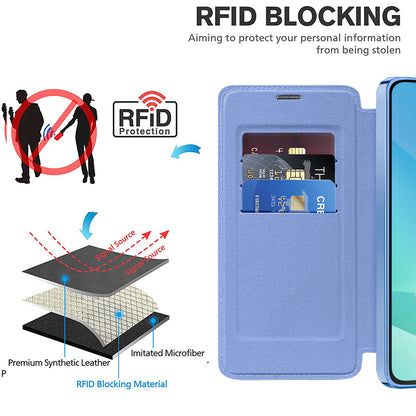 Etui MagSafe do Samsung Galaxy A16 5G A166 / A16 4G A165, Techsuit, SmartMag Book, Bleu