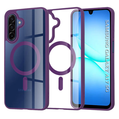Etui MagSafe do Samsung Galaxy A17 4G / A17 5G, Techsuit, Pro, Fioletowe