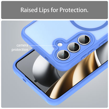 MagSafe Case for Samsung Galaxy A17 5G, Techsuit, HaloFrost II, Blue