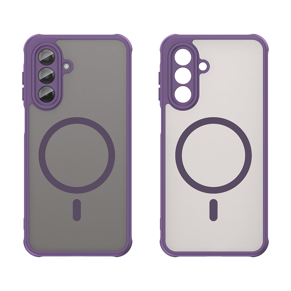 Etui MagSafe do Samsung Galaxy A17 5G, Techsuit, HaloFrost II, Fioletowy