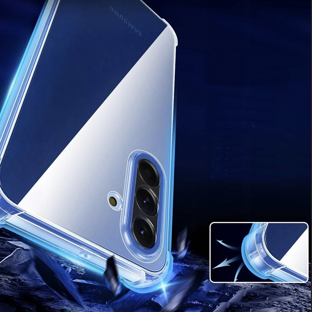 Etui MagSafe do Samsung Galaxy A17 5G, Techsuit, odporne na wstrząsy, przezroczyste