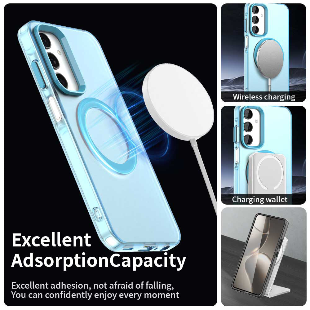 Etui MagSafe do Samsung Galaxy A25 A256, Techsuit, CandyCase, Niebieskie