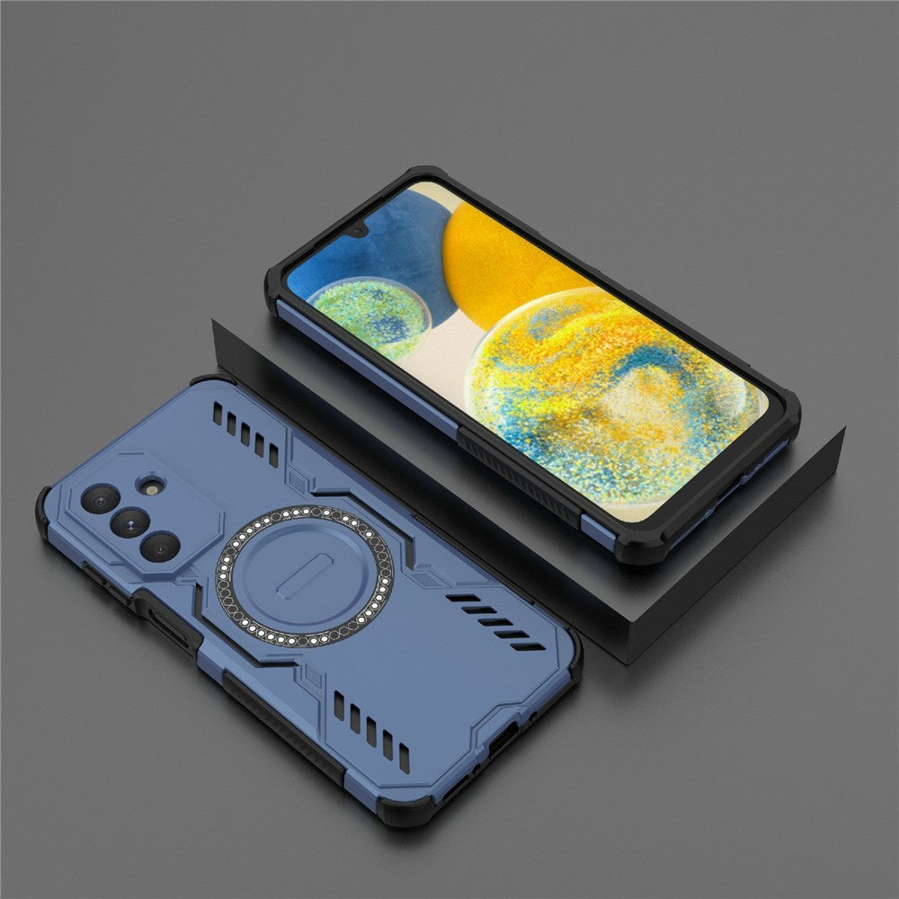Etui MagSafe do Samsung Galaxy A26 A266, Techsuit, ArmorMag, Niebieskie