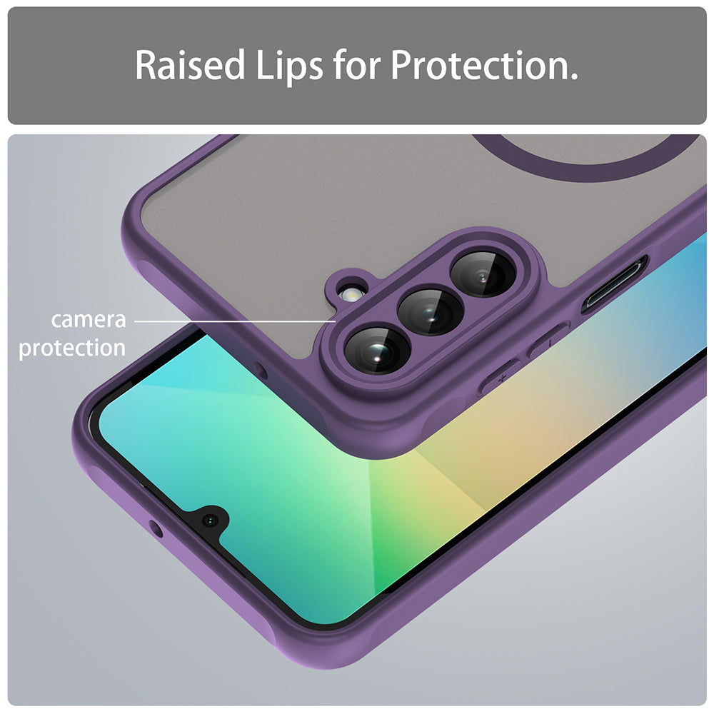 Etui MagSafe do Samsung Galaxy A26 A266, Techsuit, HaloFrost II, Fioletowy