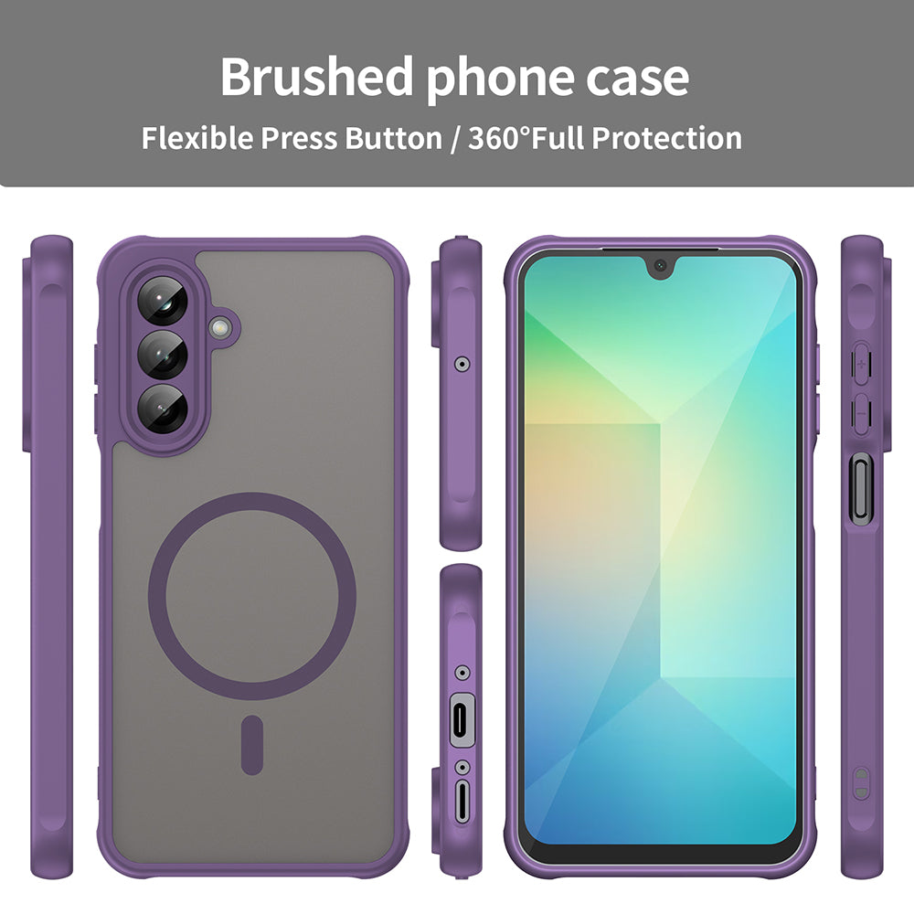 Etui MagSafe do Samsung Galaxy A26 A266, Techsuit, HaloFrost II, Fioletowy
