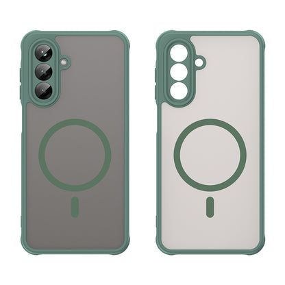 Etui MagSafe do Samsung Galaxy A26 A266, Techsuit, HaloFrost II, Zielony
