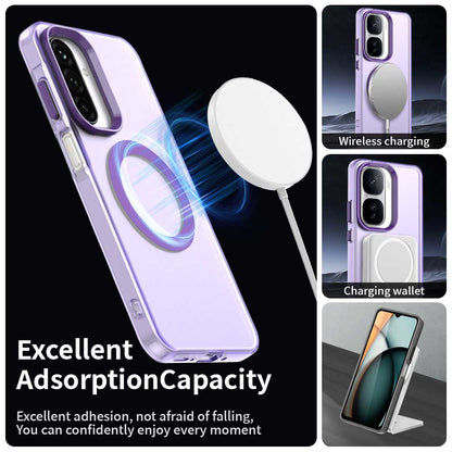 Etui MagSafe do Samsung Galaxy A27 5G, Techsuit, CandyCase, Fioletowy