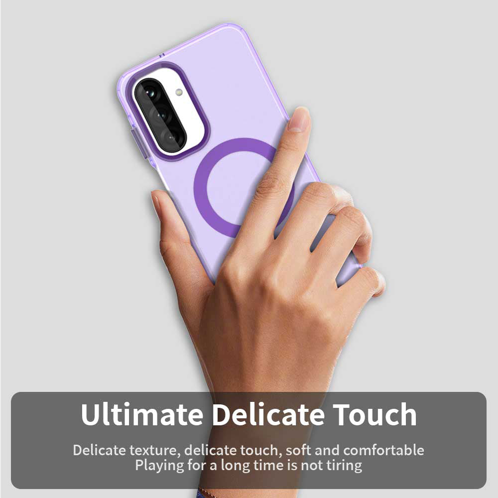 Etui MagSafe do Samsung Galaxy A27 5G, Techsuit, CandyCase, Fioletowy