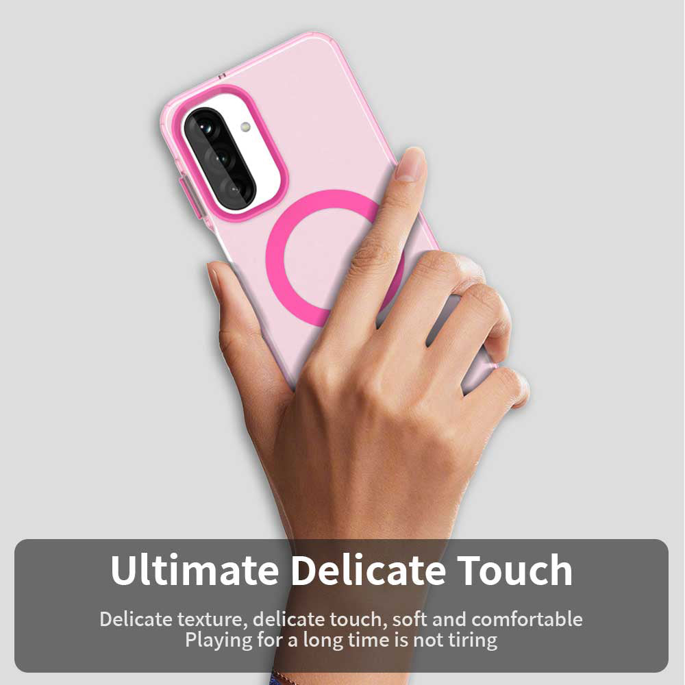 Etui MagSafe do Samsung Galaxy A27 5G, Techsuit, CandyCase, Różowe