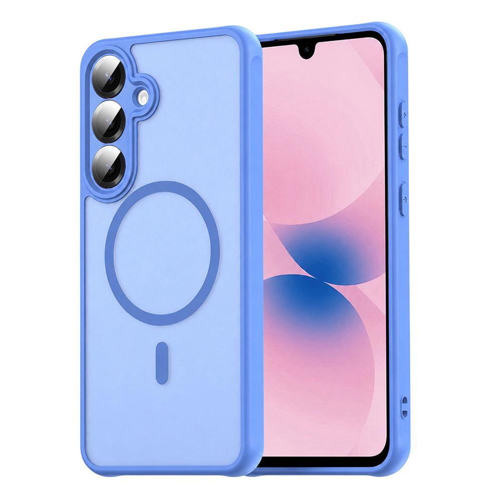 Etui MagSafe do Samsung Galaxy A27 5G, Techsuit, HaloFrost II, Niebieskie
