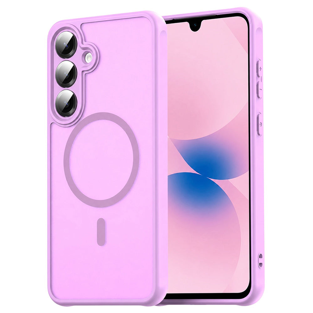 Etui MagSafe do Samsung Galaxy A27 5G, Techsuit, HaloFrost II, Różowe