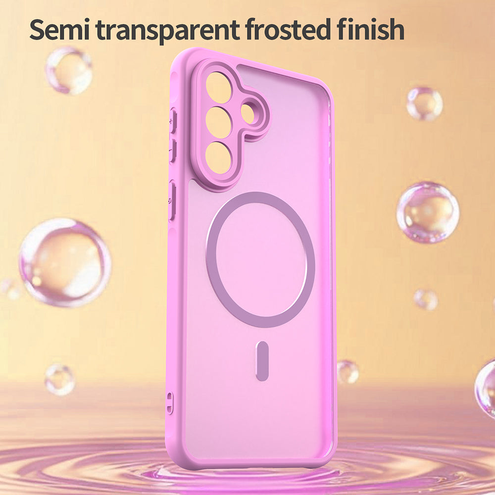 Etui MagSafe do Samsung Galaxy A27 5G, Techsuit, HaloFrost II, Różowe