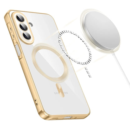 MagSafe Case for Samsung Galaxy A27 5G, Techsuit, Luxury Crystal, Silver