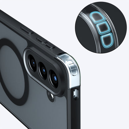 Etui MagSafe do Samsung Galaxy A27 5G, Techsuit, PureFrost, Czarna Satynowa