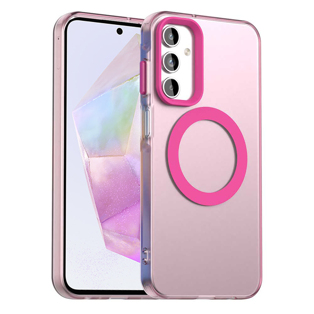 Etui MagSafe do Samsung Galaxy A35 5G A356, Techsuit, CandyCase, Różowe