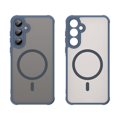 Etui MagSafe do Samsung Galaxy A35 5G A356, Techsuit, HaloFrost II, Granatowy