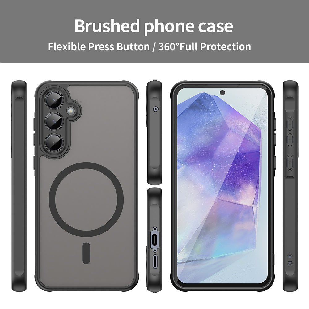 Etui MagSafe do Samsung Galaxy A35 5G A356, Techsuit, HaloFrost II, Czarny