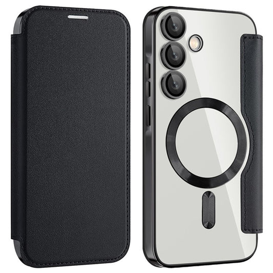Etui MagSafe do Samsung Galaxy A35 5G A356, Techsuit, SmartMag Book, czarne