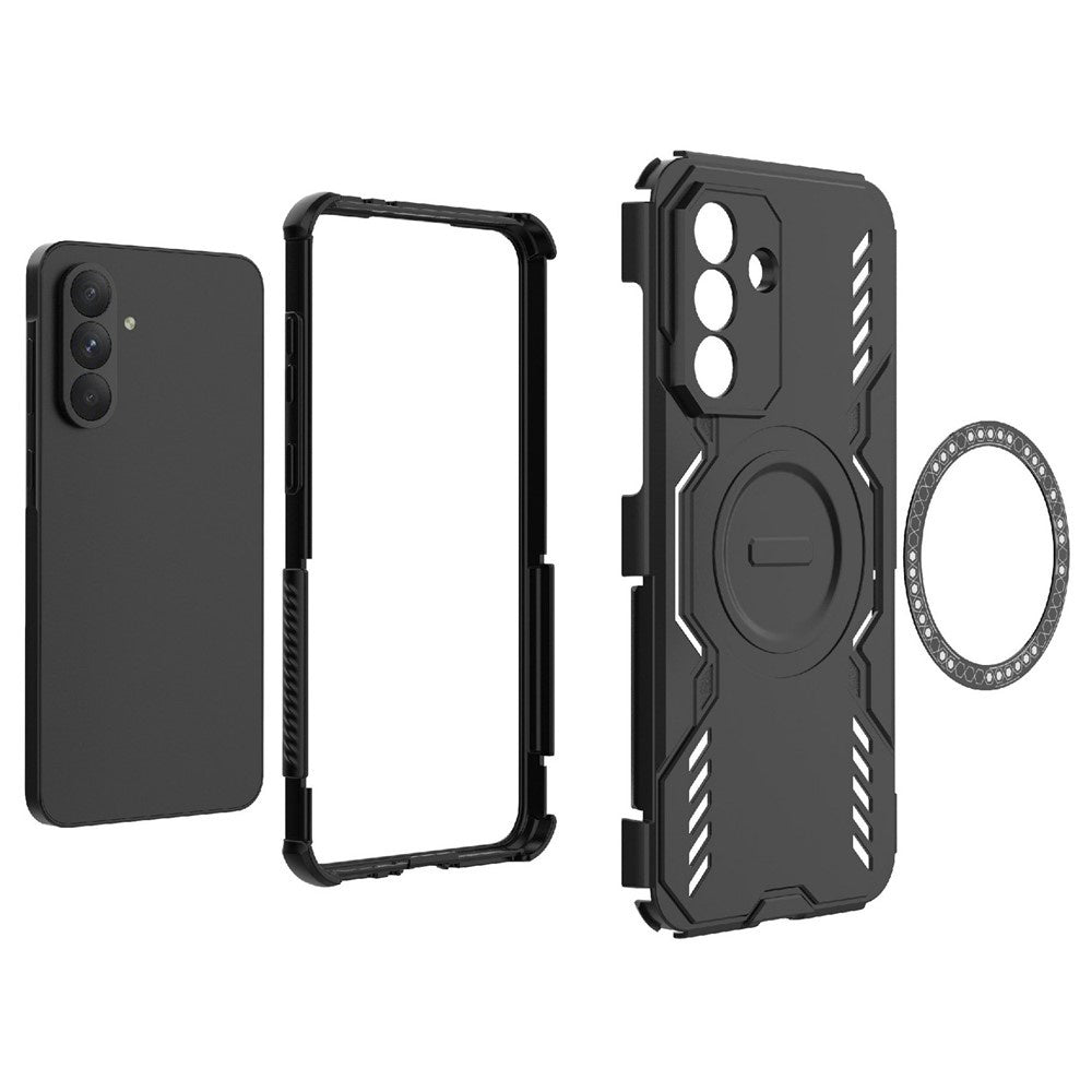 Etui MagSafe do Samsung Galaxy A36 A366, Techsuit, ArmorMag, Czarny