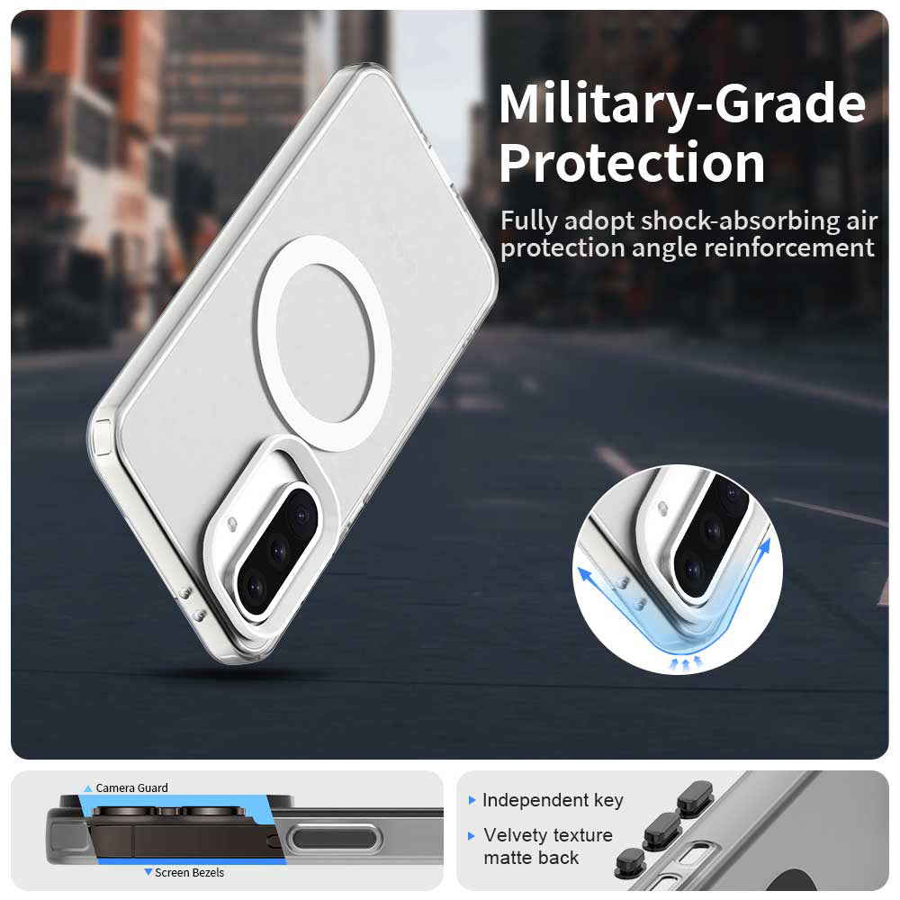 Etui MagSafe do Samsung Galaxy A36 A366, Techsuit, CandyCase, Białe