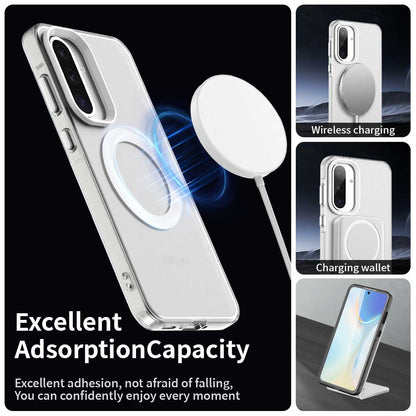 Etui MagSafe do Samsung Galaxy A36 A366, Techsuit, CandyCase, Białe