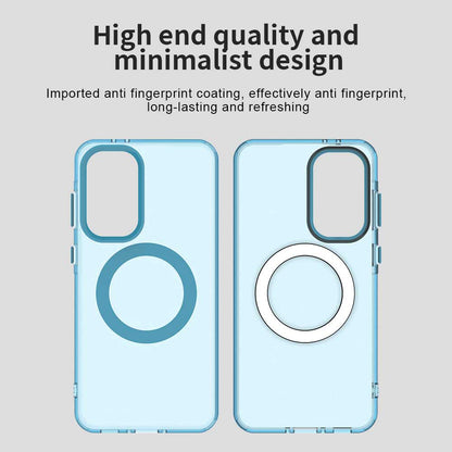 Etui MagSafe do Samsung Galaxy A36 A366, Techsuit, CandyCase, Niebieskie